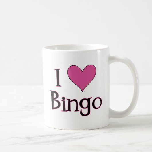 I Heart Bingo Kaffeetasse (Rechts)