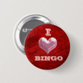I Heart Bingo Taste Button (Vorne & Hinten)