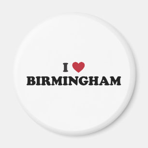 I Heart Birmingham England Magnet