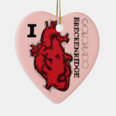 I Heart Breckenridge Colorado Ornament (Rechts)