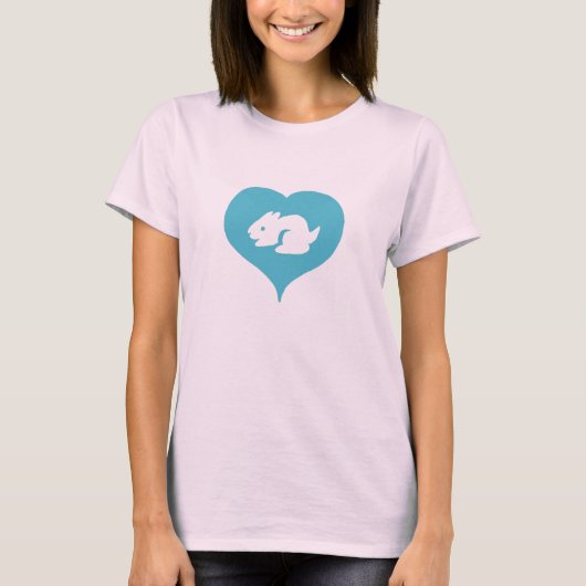 I Heart Bunnies T-Shirt (Vorderseite)