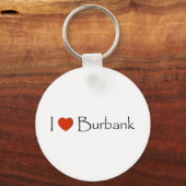 I Heart Burbank Schlüsselanhänger (Vorderseite)