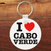 I Heart Cabo Verde Schlüsselanhänger (Vorderseite)