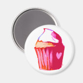 i heart cake Magnet (Vorderseite/Rückseite)