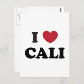 I Heart Cali Kolumbien Postkarte (Vorne/Hinten)