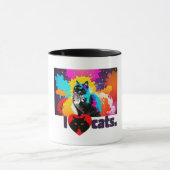 I Heart Cat Tasse (Zentrum)