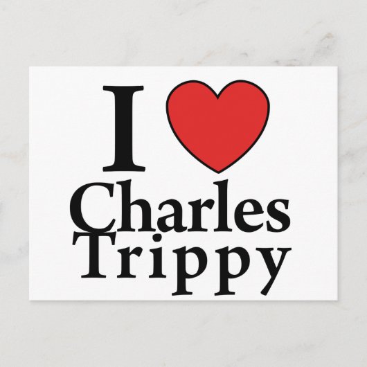 I Heart Charles Trippy Postkarte (Vorderseite)