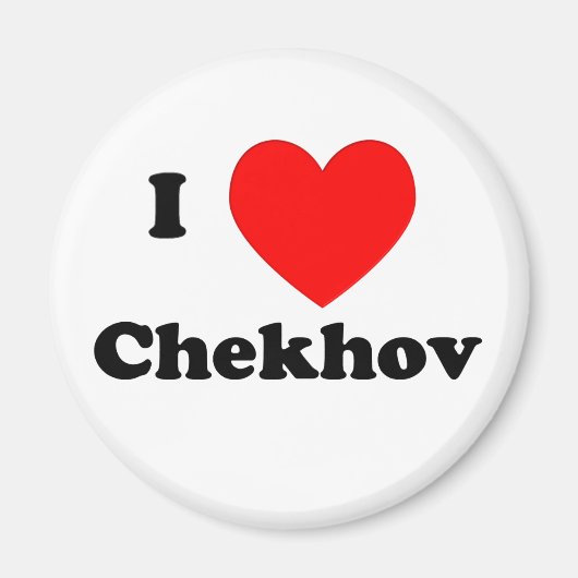 I Heart Chekhov Magnet (Vorne)