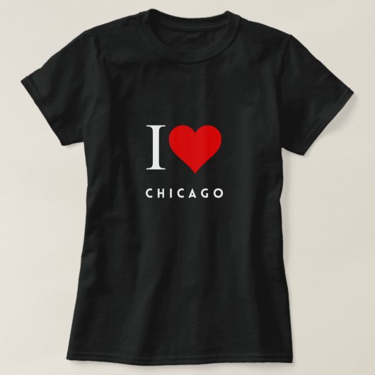 I Heart Chicago blass Womens T - Shirt (Design vorne)