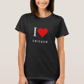 I Heart Chicago blass Womens T - Shirt (Vorderseite)