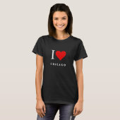I Heart Chicago blass Womens T - Shirt (Vorne ganz)