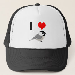 I heart Chickadees Truckerkappe
