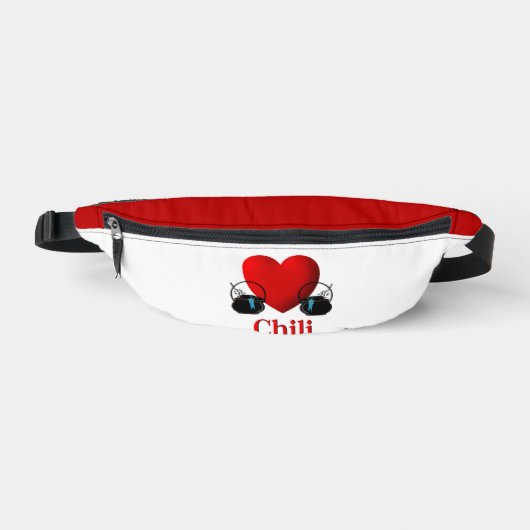 I Heart Chili Bauchtasche (Vorderseite)