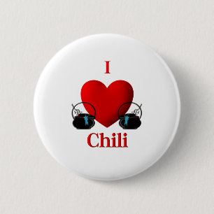I Heart Chili Button
