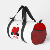 I Heart Chili Duffle Bag (Rechte Ecke)