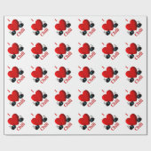 I Heart Chili Geschenkpapier (Flach)