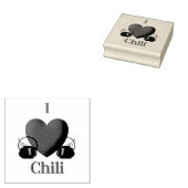 I Heart Chili Gummistempel (Stempel)