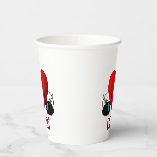 I Heart Chili Pappbecher (Links)