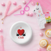 I Heart Chili Pappteller (Party)