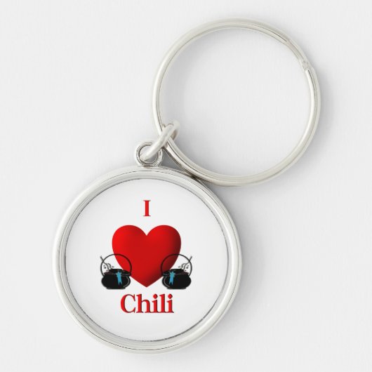 I Heart Chili Schlüsselanhänger (Vorne)