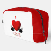 I Heart Chili Waschbeutel (Rechte Ecke)