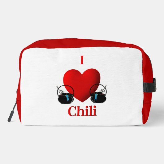 I Heart Chili Waschbeutel (Rückseite)