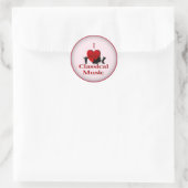 I Heart Classic Music Runder Aufkleber (Tasche)