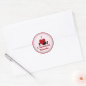 I Heart Classic Music Runder Aufkleber (Umschlag)