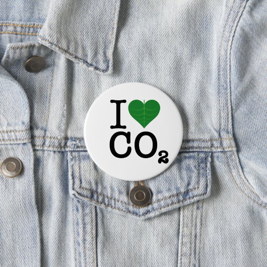 I Heart CO2 Button (Beispiel)