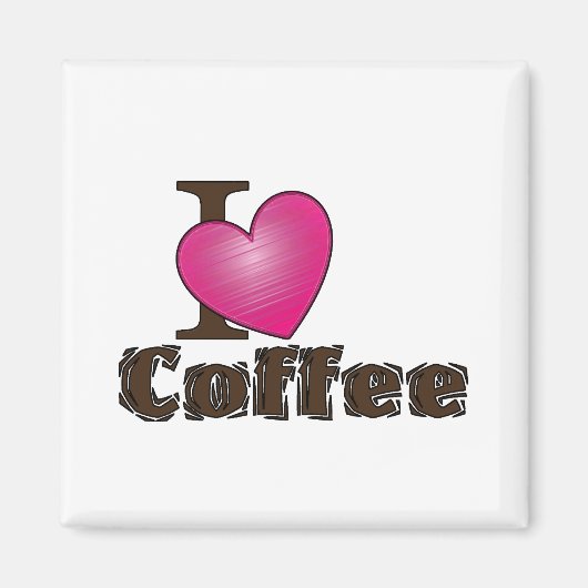 "I Heart Coffee" Magnet (Vorne)