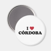 I Heart Córdoba Argentinien Magnet (Vorderseite/Rückseite)