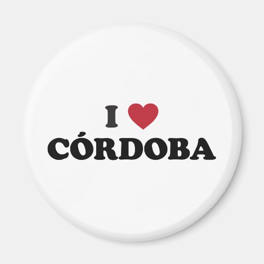 I Heart Córdoba Argentinien Magnet (Vorne)