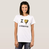 I Heart Corndogs T-Shirt (Vorne ganz)