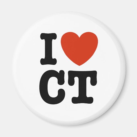 I Heart CT Magnet (Vorne)