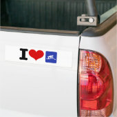 I Heart Curling Autoaufkleber (Auf Lkw)