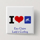 I Heart Curling Button (Vorderseite)