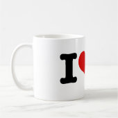 I Heart Curling Kaffeetasse (Links)
