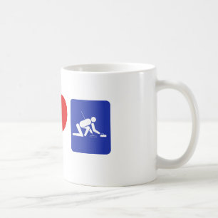 I Heart Curling Kaffeetasse