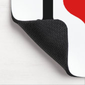 I Heart Curling Mousepad (Ecke)