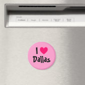 I Heart Dallas Magnet (In Situ (Geschirrspüler))