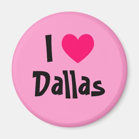 I Heart Dallas Magnet (Vorne)