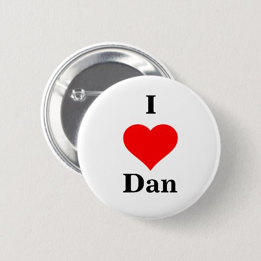 I Heart Dan Button (Vorne & Hinten)