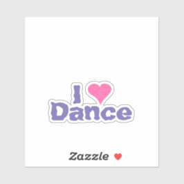 I Heart Dance Aufkleber