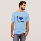 I Heart D'Blues Funny T - Shirt (Vorne ganz)