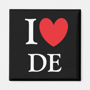 I Heart Delaware Magnet