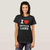 I Heart Deutschland German Love T-Shirt (Vorne ganz)