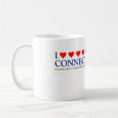 I <heart> die Connecticut River Tasse (Links)