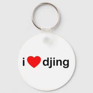 I Heart Djing Schlüsselanhänger