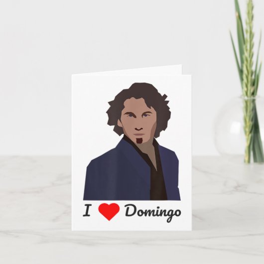 I Heart Domingo _1 Karte (Vorderseite)