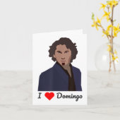 I Heart Domingo _1 Karte (Gelbe Blume)
